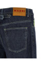 Logo embroidery jeans Blue