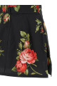 'Bouquet Rose' top Black