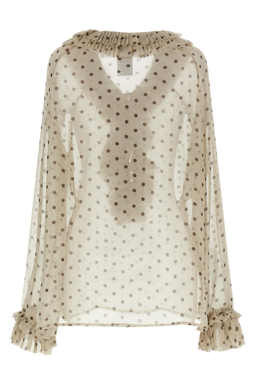 'Pallina' blouse Beige