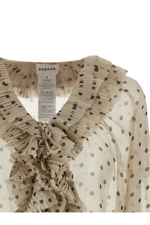'Pallina' blouse Beige
