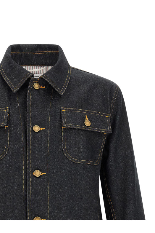 Japanese selvedge denim jacket Blue