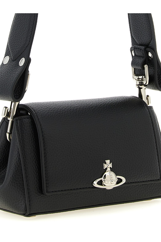 'Hazel' small shoulder bag Black