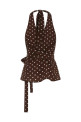 'Sbillo' top Brown