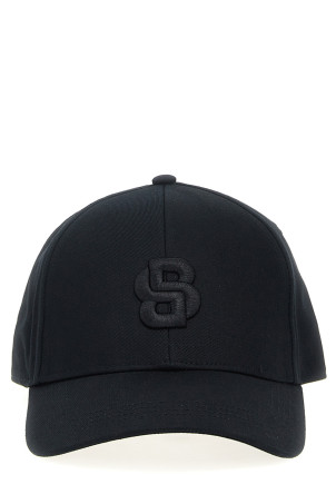 Logo embroidery cap Black