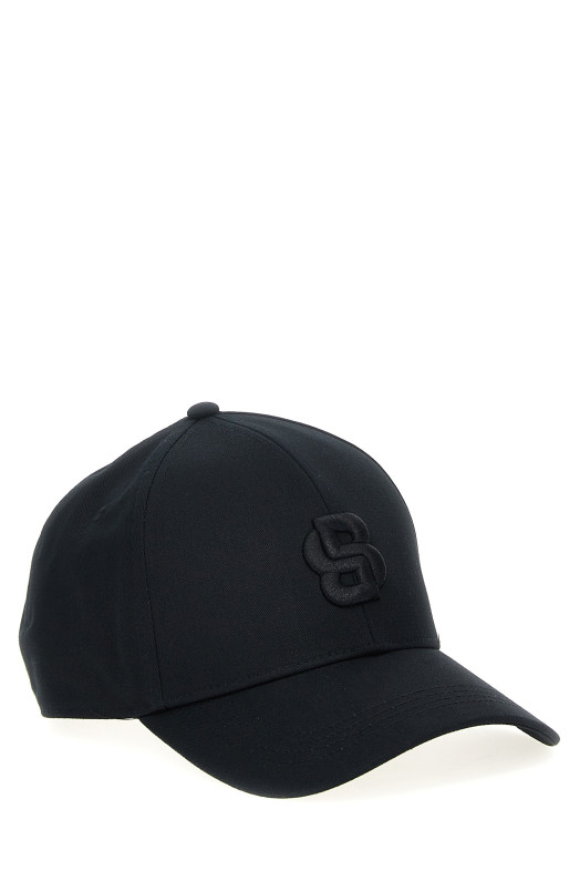 Logo embroidery cap Black