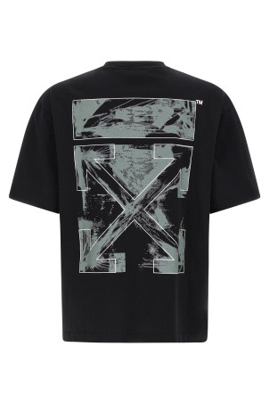 'Paint Arrow' T-shirt Black