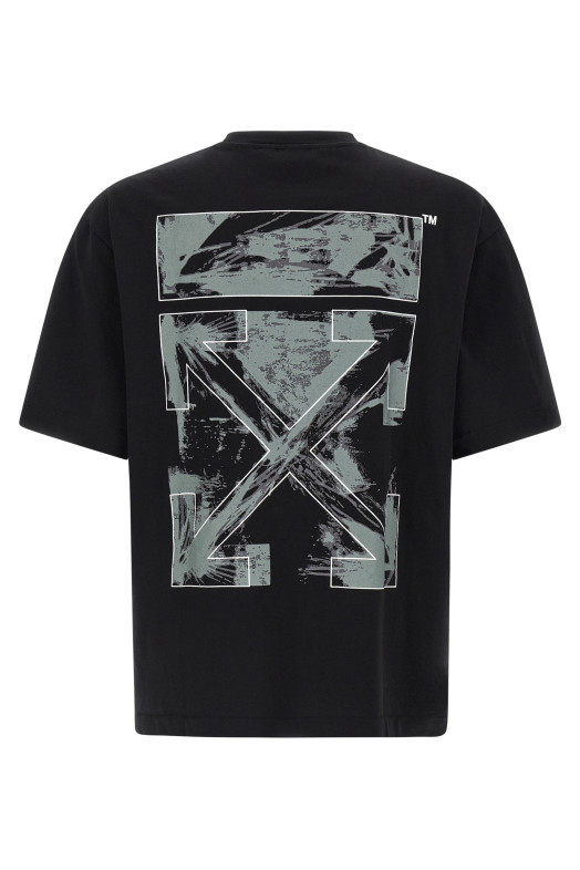 'Paint Arrow' T-shirt Black