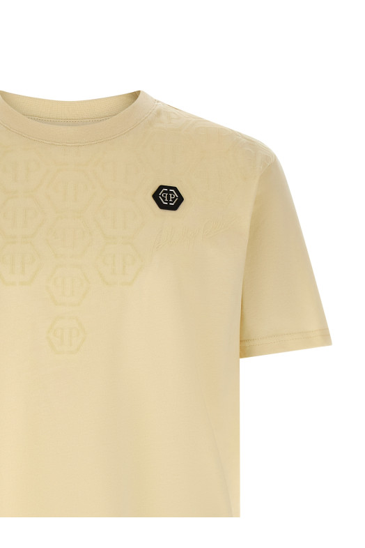 Monogram t-shirt Beige