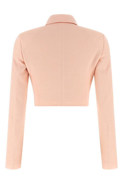 Tropical wool blazer Pink