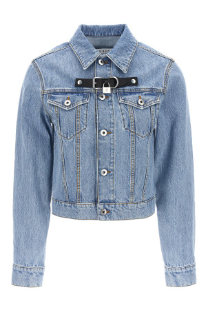 'Padlock Strap Trucker' jacket Light Blue 'Padlock Strap Trucker' jacket Light Blue