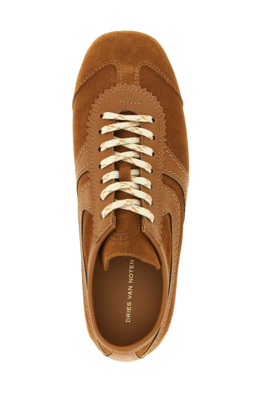 Suede sneakers Brown