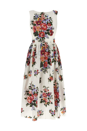 'Bouquet di Fiori' dress White