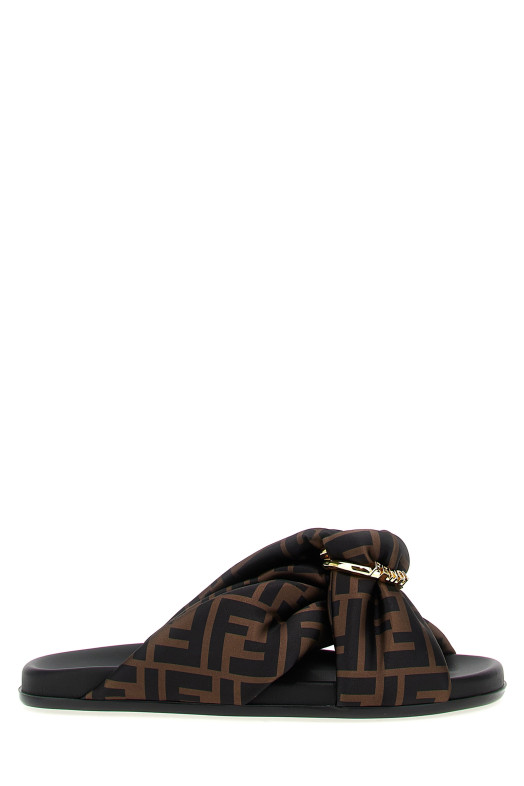 'Fendi Feel' slides Brown