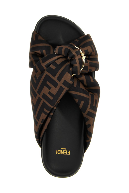 'Fendi Feel' slides Brown