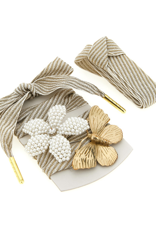 'Skin vintage' shoelaces  Beige