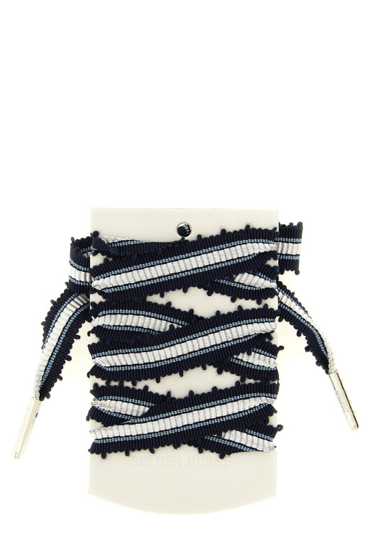 'Skin Vintage' shoelaces  Black-grey