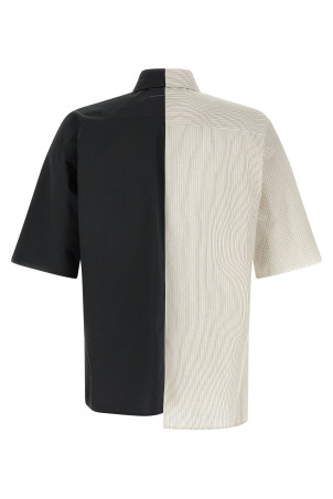 Patchwork shirt Black