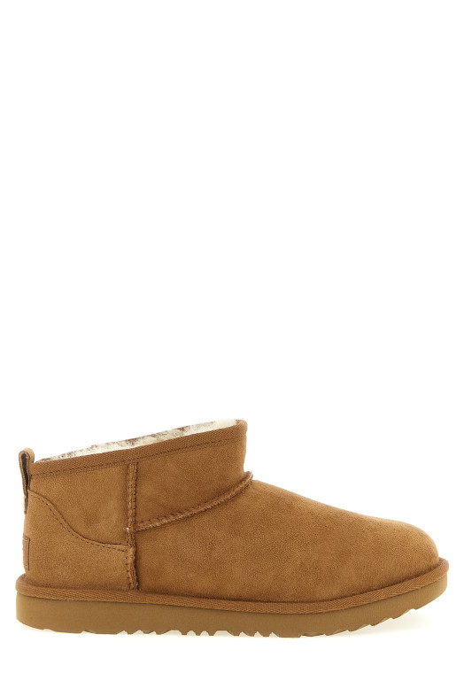 'Classic Ultra Mini' ankle boots  Beige