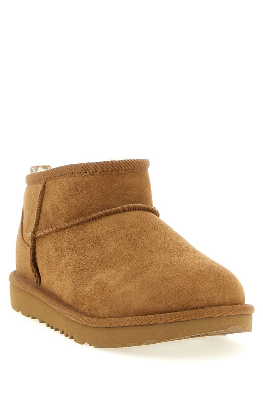 'Classic Ultra Mini' ankle boots  Beige
