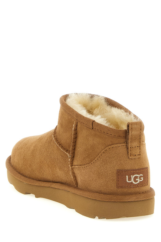 'Classic Ultra Mini' ankle boots  Beige