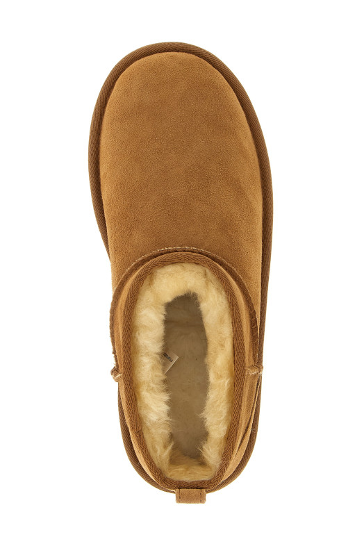 'Classic Ultra Mini' ankle boots  Beige