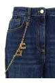 Jewel chain jeans Blue