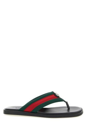 'Incrocio GG' sandals Multicolor