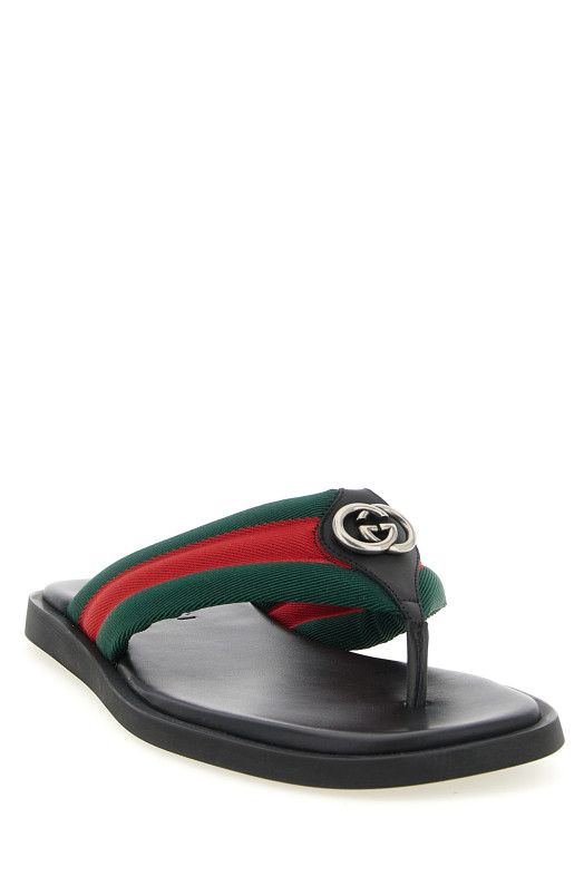 'Incrocio GG' sandals Multicolor