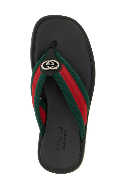 'Incrocio GG' sandals Multicolor