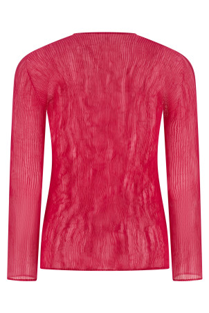 'Chiffon Twist 1' top Fuchsia