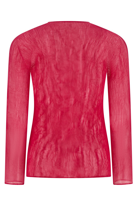 'Chiffon Twist 1' top Fuchsia
