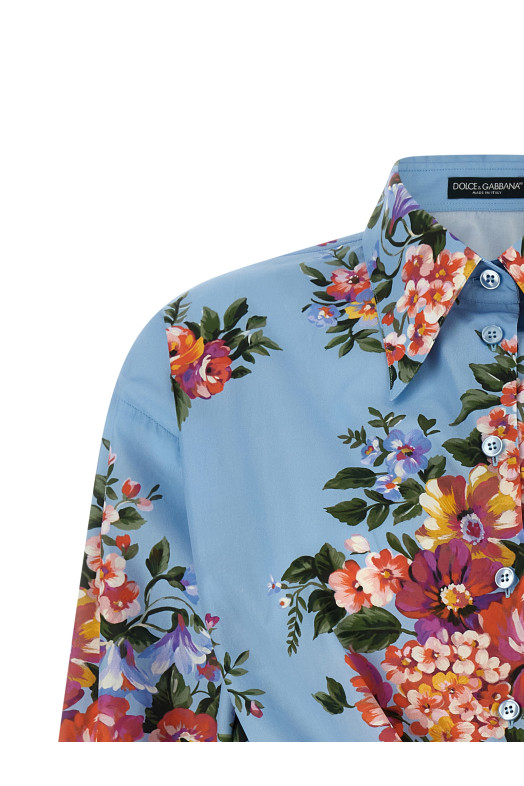 'Mazzo di Fiori' shirt BLUE
