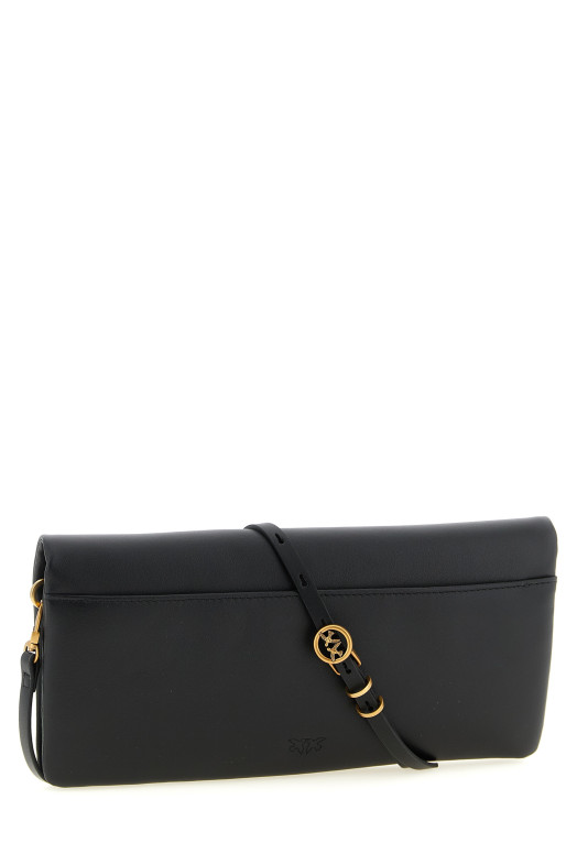 Medium 'Love Click Soft Horizontal' clutch bag Black