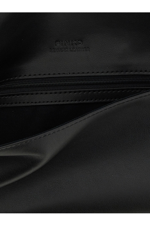 Medium 'Love Click Soft Horizontal' clutch bag Black