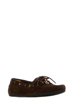 Dark brown suede Flippy loafers SALVATORE FERRAGAMO (01L0887905671C)