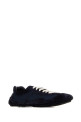 Midnight blue suede and mesh Montecarlo sneakers Blue PRADA (1E247OFD0103D8C)