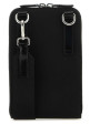 Black nylon and leather phone case Black PRADA (2ZT060789)