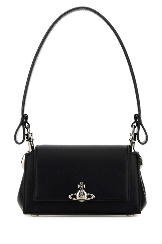 Black synthetic leather small Hazel shoulder bag VIVIENNE WESTWOOD (4603000WWS0026)