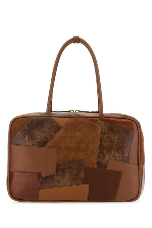 Multicolor leather shopping bag MIU MIU (5BB117VMLN2CRI)