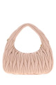 Pastel pink suede handbag MIU MIU (5BC125VOOYAB7O)