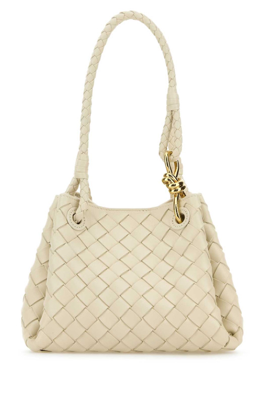 Ivory leather small Parachute handbag BOTTEGA VENETA (796569VCPPT)
