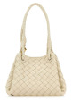 Ivory leather small Parachute handbag BOTTEGA VENETA (796569VCPPT)