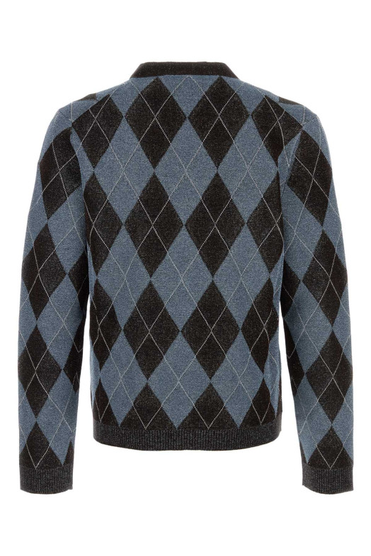 Embroidered stretch wool blend cardigan GUCCI (811389XKEJF)