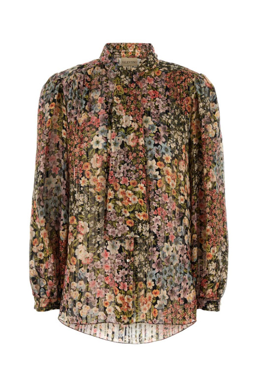 Printed silk blend shirt VALENTINO GARAVANI (8B3AB7Z9A08)