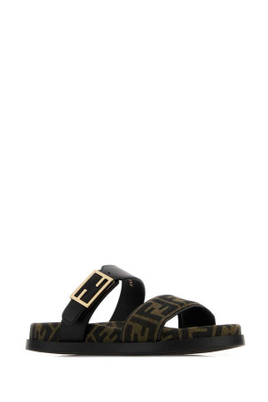 Embroidered canvas Fendi Feel sandals FENDI (8X8710AEGV)
