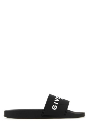 Black rubber slippers GIVENCHY (BH301TH1H4)