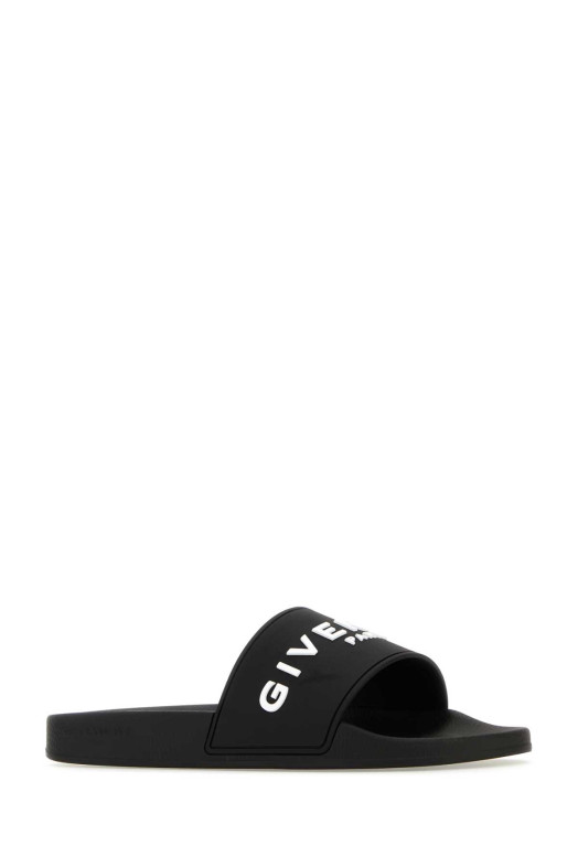 Black rubber slippers GIVENCHY (BH301TH1H4)