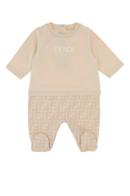 KIT TUTINA FF FADED SWEAT Pink FENDI KIDS (BUK115AQT8)