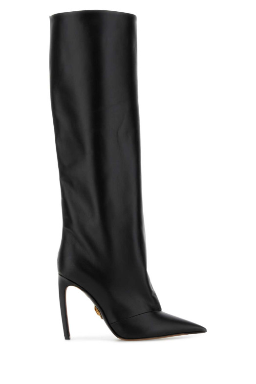 Black leather Devotion boots Black DOLCE & GABBANA (CU1223AO831)