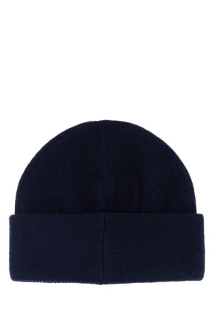 Midnight blue wool blend beanie hat FENDI (FXQ335ATQD)